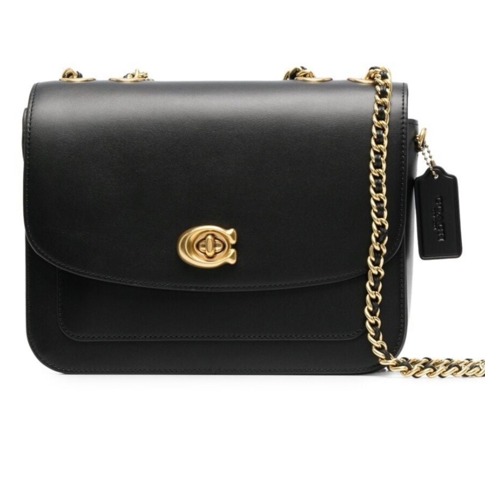 ❌❌ SOLD. Coach Polished Leather Crossbody Bag